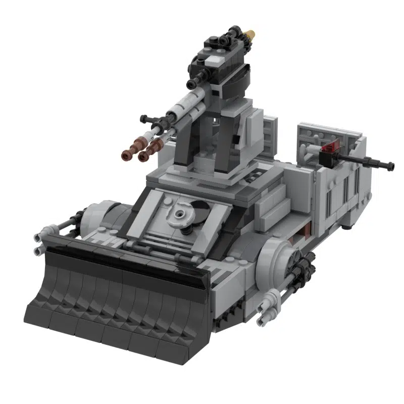 Building Block MOC Star Wars TX-225GAVw Carrier with Bulldozer Heavy Weapon Model DIY Gift