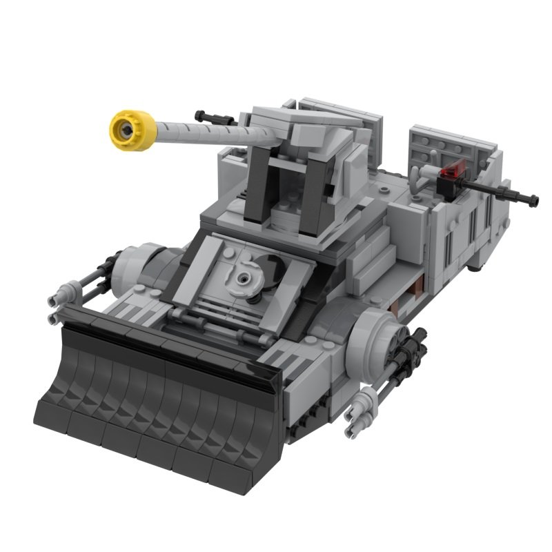 Building Block MOC Star Wars TX-225GAVw Carrier with Bulldozer Heavy Weapon Model DIY Gift - 图片 3