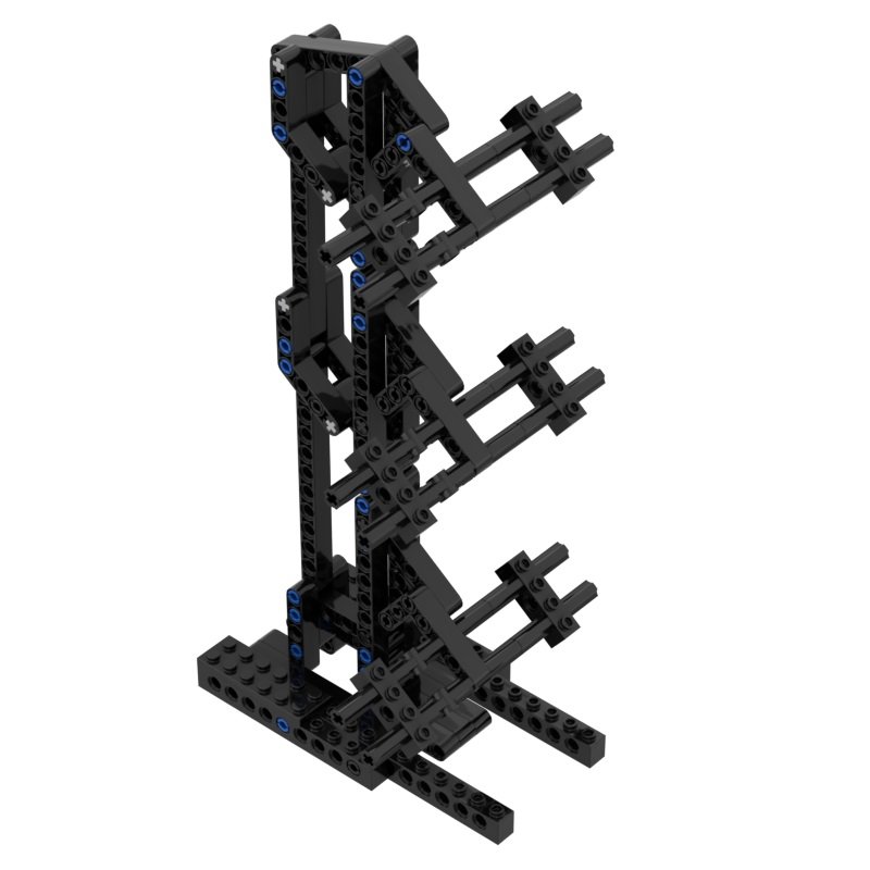 Champions Display Stand XL Compatible Supercar Racing Building Blocks Model DIY Garage Bricks Toy (suitable three cars Parts bag)