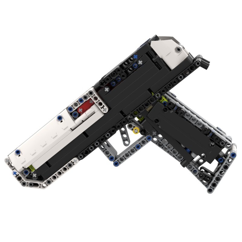 Building Blocks Desert Eagle Pistol Model Assembly Weapon DIY MOC Boy Toys Gifts (Parts Pack)