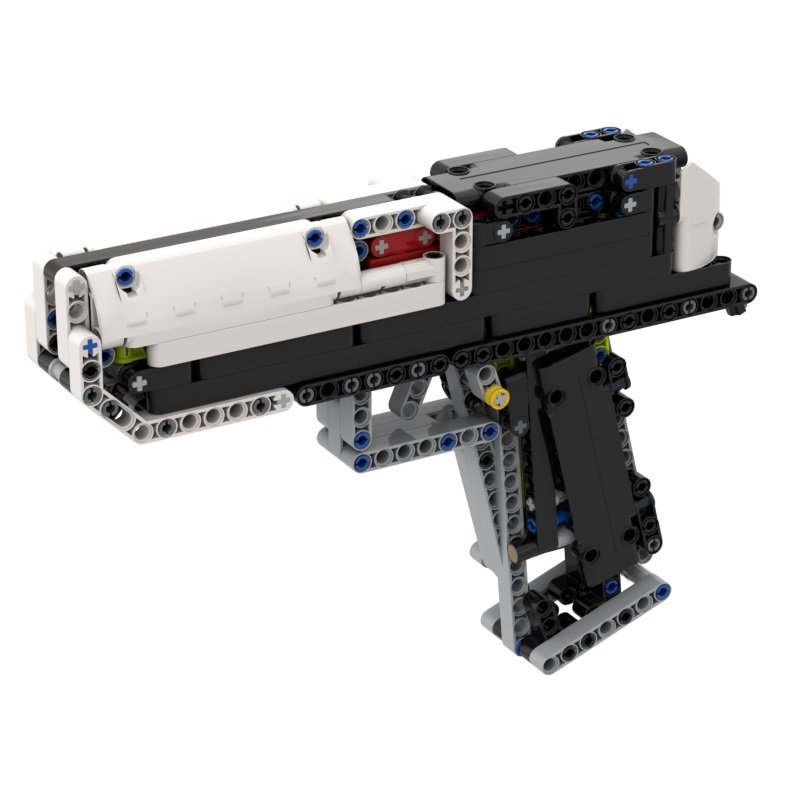 Building Blocks Desert Eagle Pistol Model Assembly Weapon DIY MOC Boy Toys Gifts (Parts Pack) - 图片 3