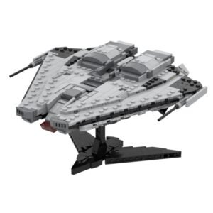 moc-0063- Building Blocks MOC Small Particle Assembly Model Star Wars Spaceship Ornaments Boy Educational Toys DIY Gifts