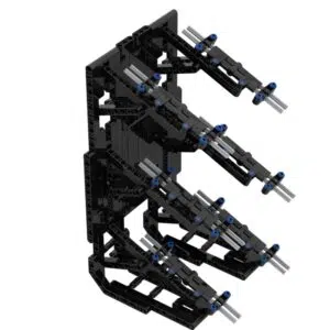 Champions Display Stand XL Compatible Supercar Racing Building Blocks Model DIY Garage Bricks Toy （suitable six carsParts bag）