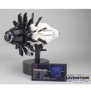 moc-198495 CFM RISE mechanical engine 1091pcs bricks Small pieces of building blocks DIY Educational assembling toys  ornaments gifts（）