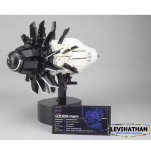 moc-198495 CFM RISE mechanical engine 1091pcs bricks Small pieces of building blocks DIY Educational assembling toys  ornaments gifts（）