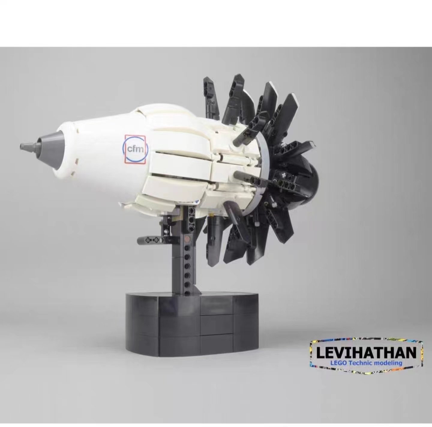 moc-198495 CFM RISE mechanical engine 1091pcs bricks Small pieces of building blocks DIY Educational assembling toys ornaments gifts() - 图片 4