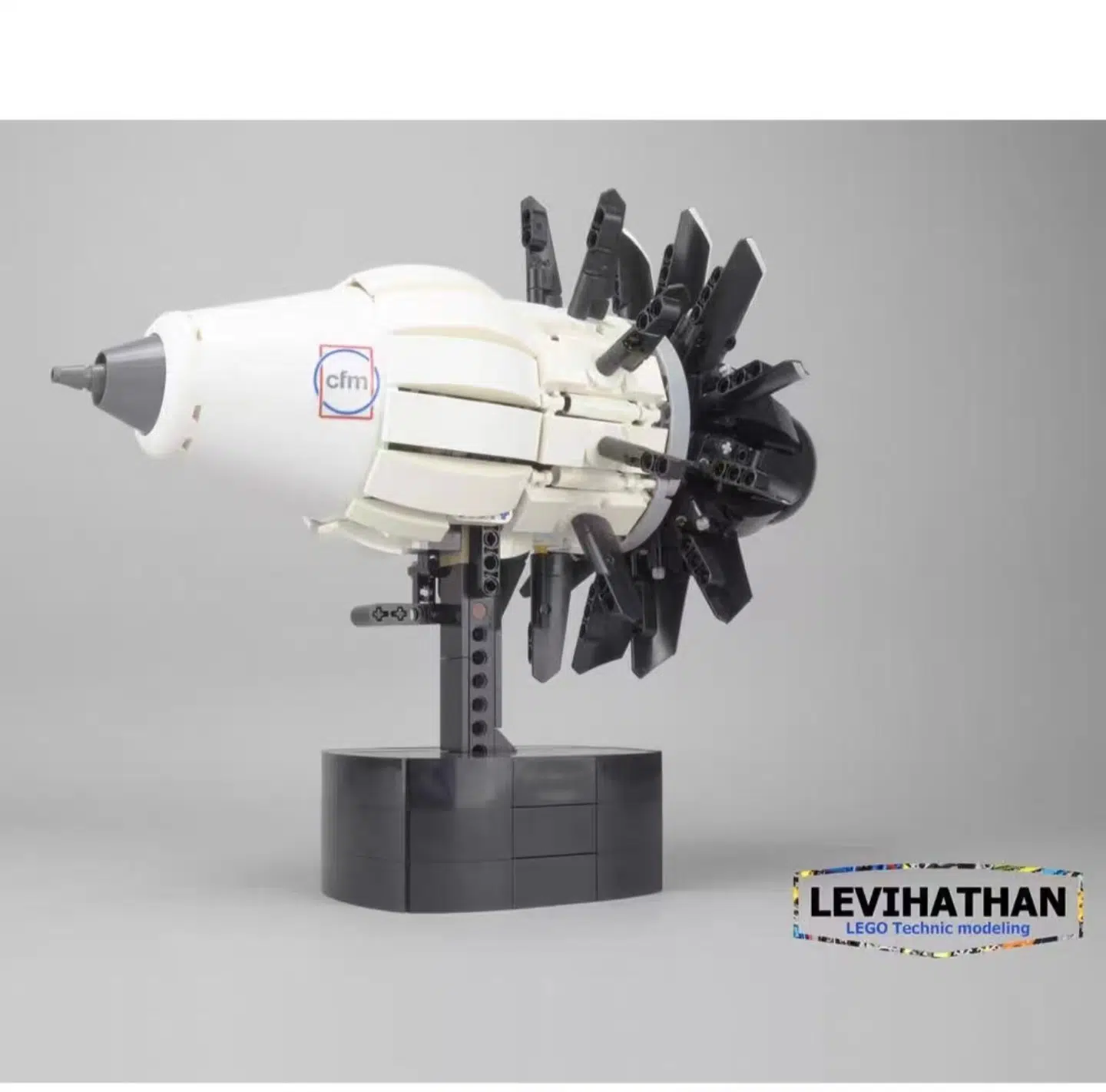 moc-198495 CFM RISE mechanical engine 1091pcs bricks Small pieces of building blocks DIY Educational assembling toys ornaments gifts() - 图片 4