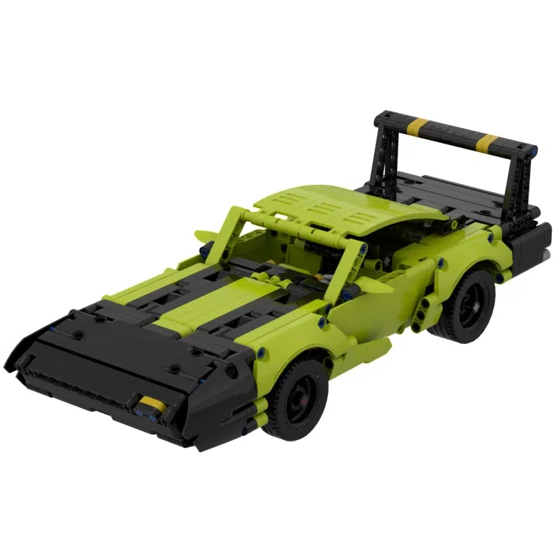 Building Block MOC Supercar Plymouth - Super Bird Model Assembling Toy Boy Educational DIY Gift(Parts kits)