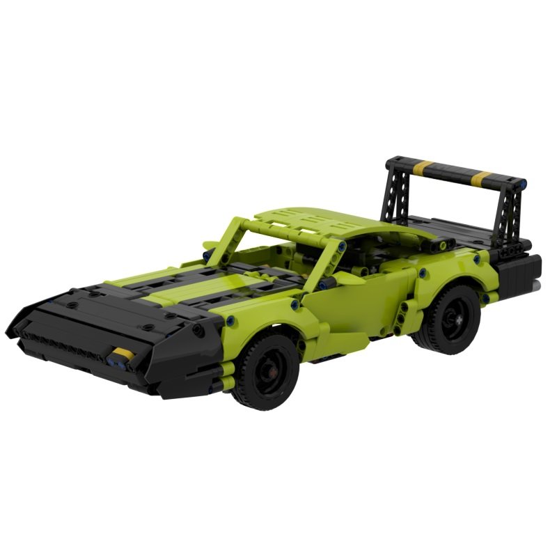 Building Block MOC Supercar Plymouth - Super Bird Model Assembling Toy Boy Educational DIY Gift(Parts kits) - 图片 2