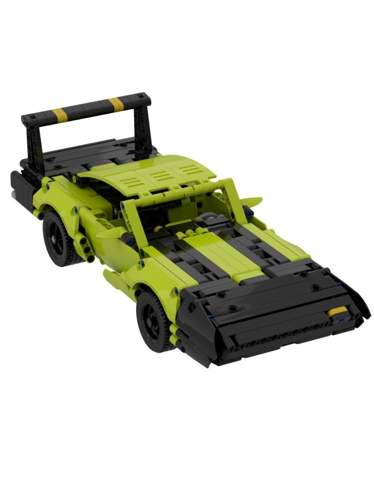 Building Block MOC Supercar Plymouth - Super Bird Model Assembling Toy Boy Educational DIY Gift(Parts kits) - 图片 3